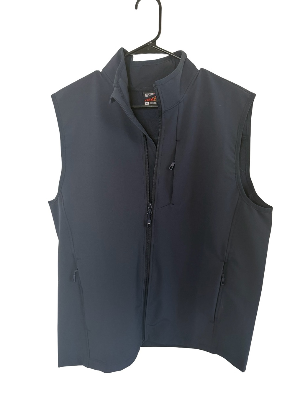 32 Degrees Men's Navy Softshell Vest with Zip Pockets